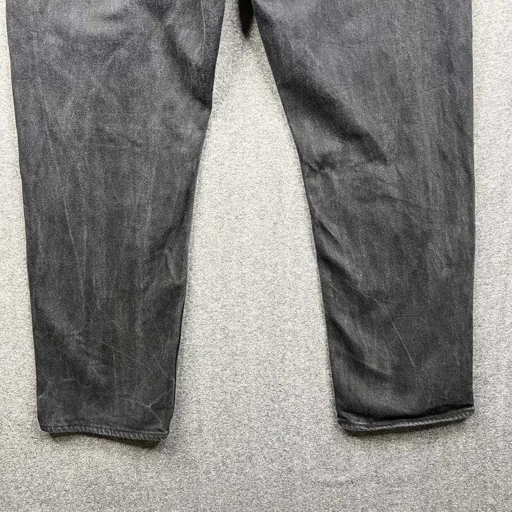 Levi's 501 Original Fit Jeans Mens 34x30 Black Fits 31x27 Denim Button Fly